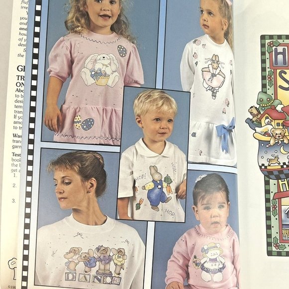 1995 Leisure Arts Daisy Kingdom Iron On Transfers Book Patterns Crafts Applique - Picture 6 of 16